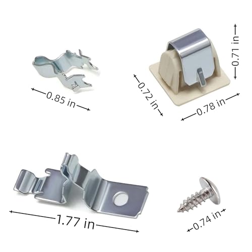 Whirlpool Kenmore Roper KitchenAid Dryer Door Latch Strike Kit Replacement - Exact Fit - Replaces PS334230 AP3094183 279