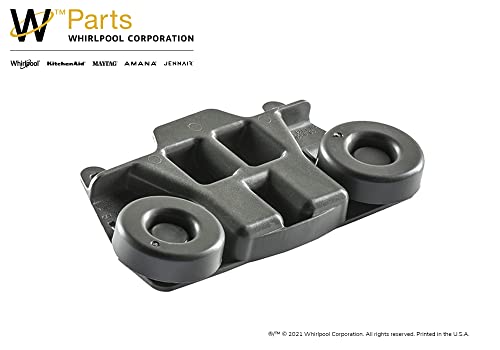 Whirlpool W10195416v Genuine OEM Dishwasher Lower Rack Roller Assembly Replacement Part for Kitchen Appliances - For Whi