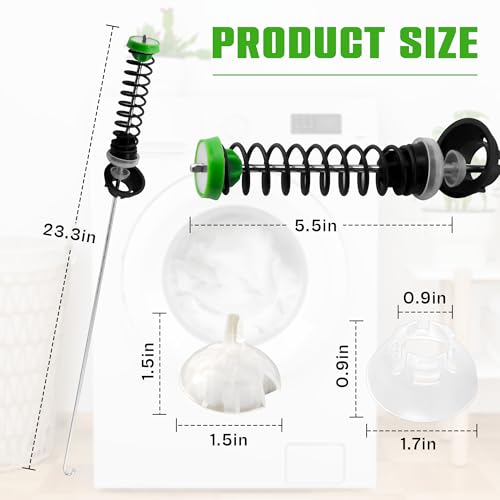 TOMOON UPGRADED MVWX655DW2 W11130362 Suspension Rod Kit fit for Maytag MVWC555DW1 MVWC565FW1 MVWC565FW2 Whirlpool WTW500