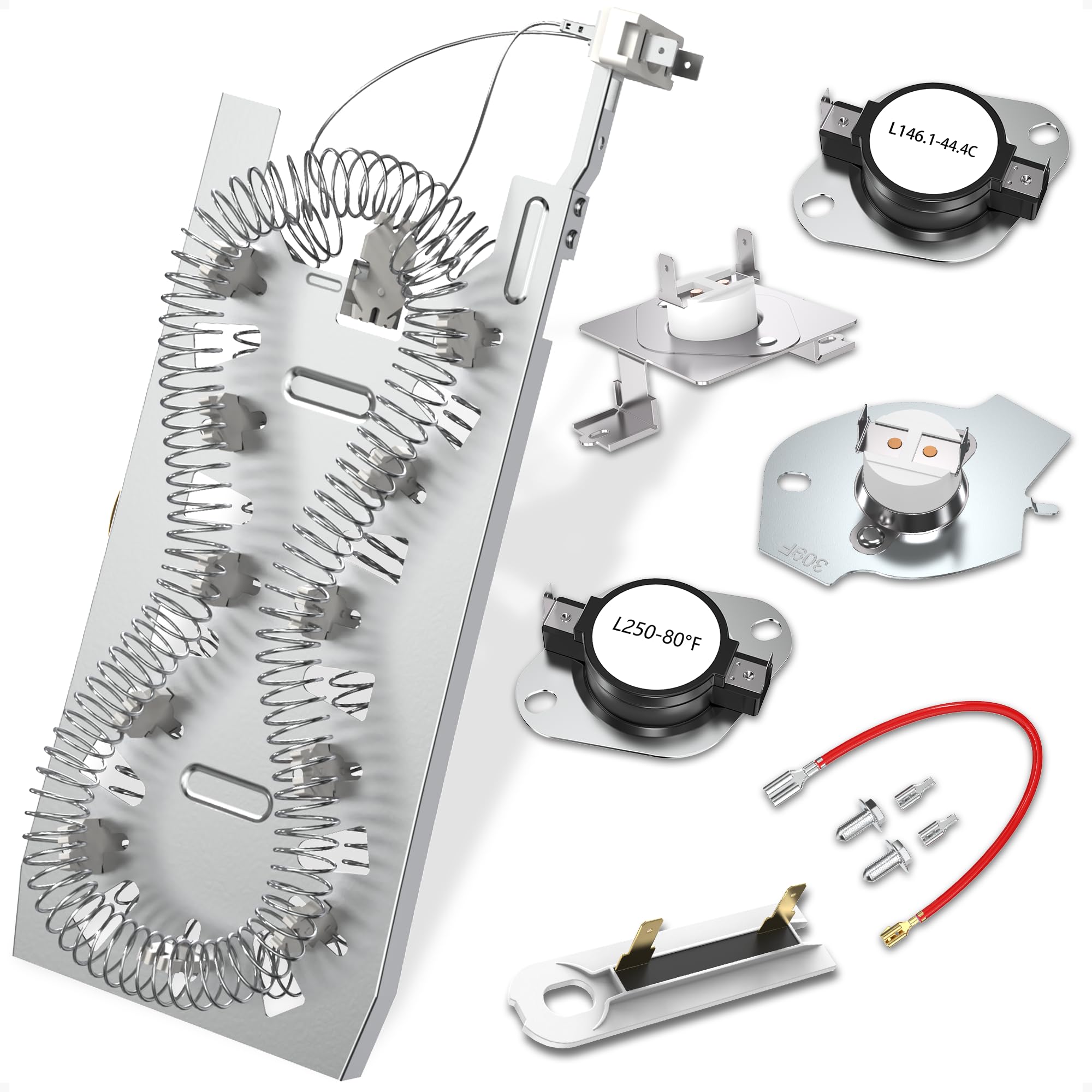 Sikawai 2025 Upgrade Dryer Heating Element Replacement Fit for Whirlpool Cabrio Kenmore Maytag GE Dryers