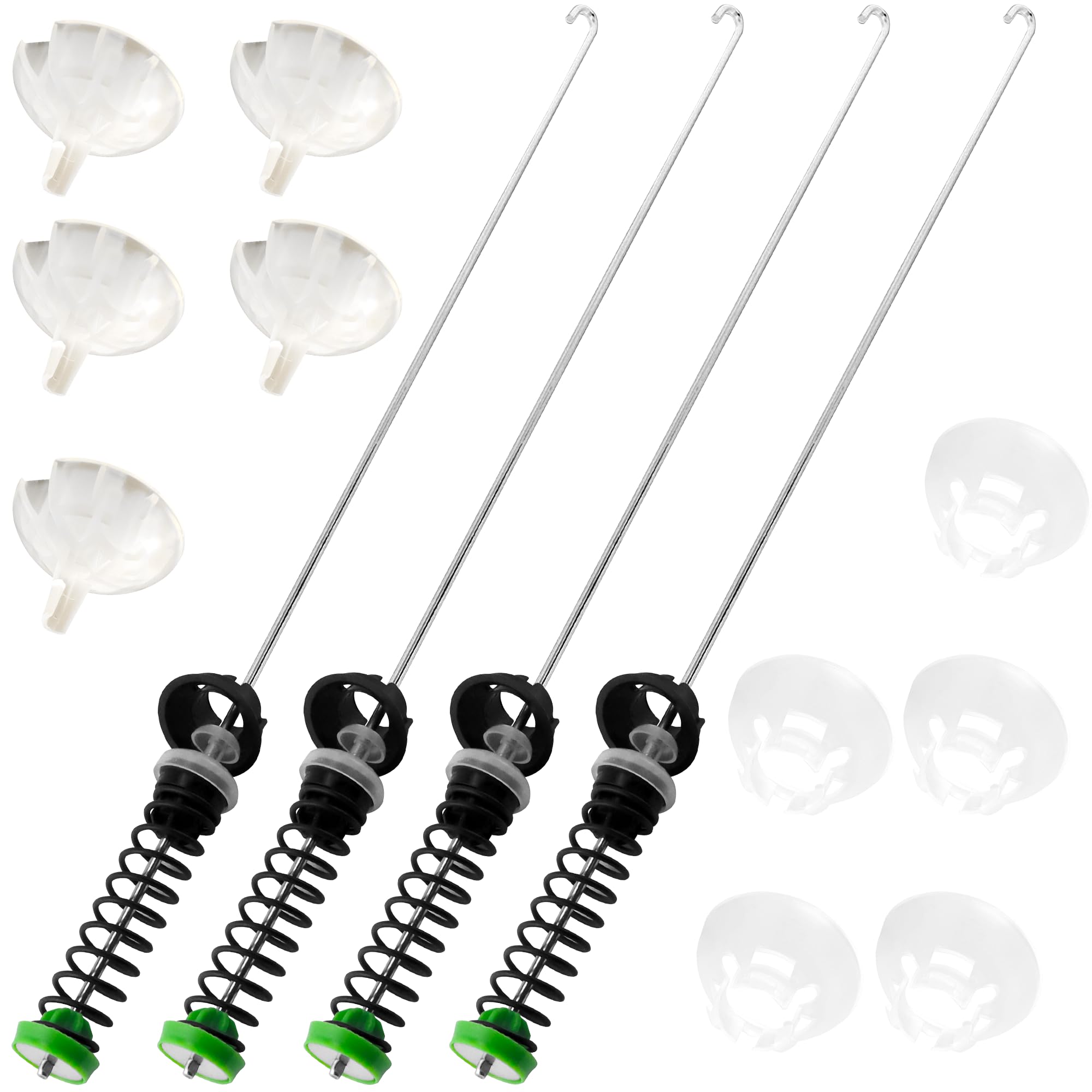 TOMOON UPGRADED MVWX655DW2 W11130362 Suspension Rod Kit fit for Maytag MVWC555DW1 MVWC565FW1 MVWC565FW2 Whirlpool WTW500